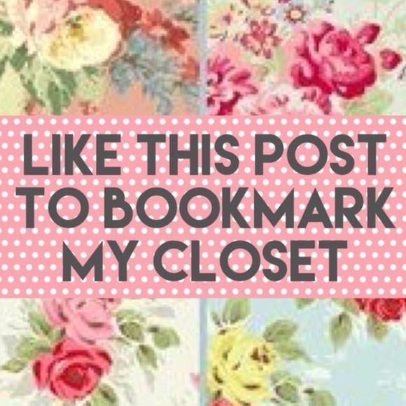 Other - Bookmark my closet by clicking the heart to get notified of new listings & sales